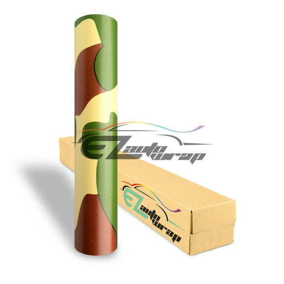 EZAUTOWRAP Woodland Camo Camouflage Car Vinyl Wrap Vehicle Sticker Decal Film Sheet Furniture Cabinet Decoration Peel And Stick