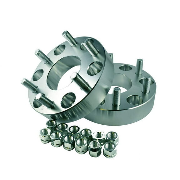 EZAccessory 2 Billet Wheel Adapters 6x5 to 6x5.5 (6x127 to 6x139.7) Thickness 1 Inch
