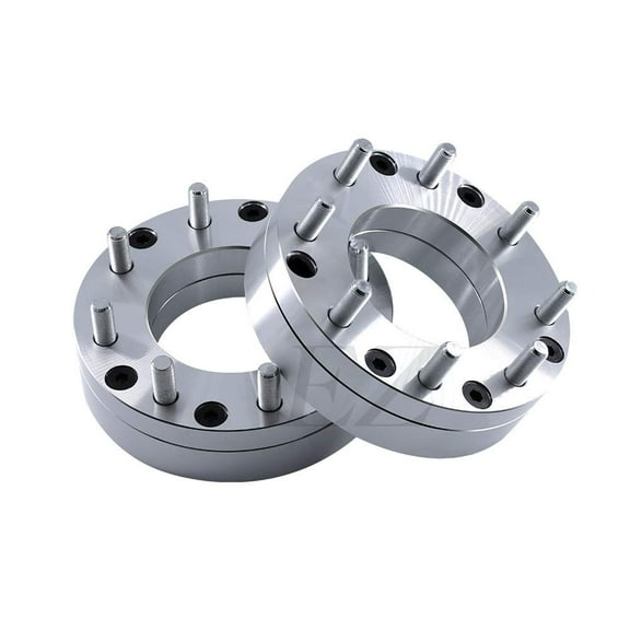 EZAccessory 2 Wheel Adapters 5x4.5 to 8x6.5 Fits 5x4.5 Vehicle Hub & Mount 8 Lug Wheels from Early Chevy Ford 2" Thick