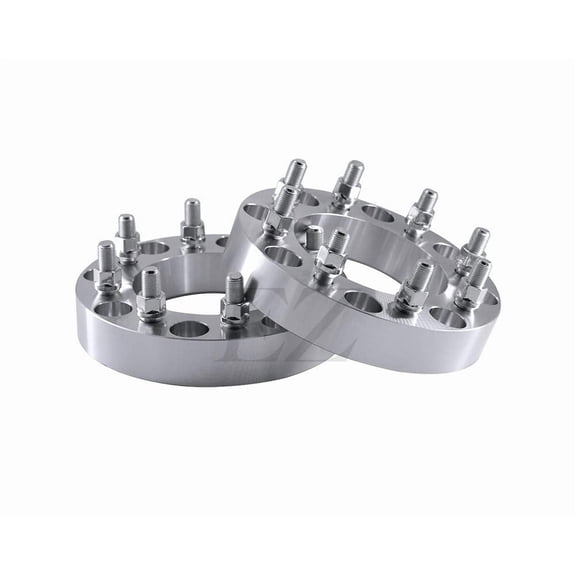 EZAccessory 2 Wheel Adapters 8x180 to 8x180 Thickness 1.5 Inch 14x1.5 Studs
