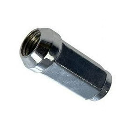 EZAccessory 20 Long Bulge Acorn Lug Nuts 7/16" Thread 3/4" Long 1.75" Chrome
