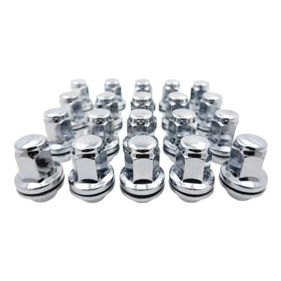 EZAccessory 24 Lug Nuts For Toyota 6 Lug Factory Tundra Landcruiser OEM Mag M14x1.5 Shank Dia 0.87"