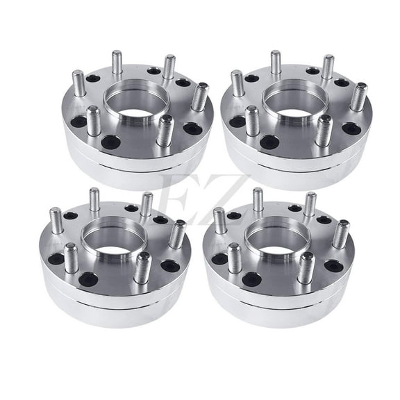 EZAccessory 4 Wheel Adapter 5x5.5 to 6x135 Fits Dodge Ram 1500 Hub with Lip to Hub Centric Fit 6 Lug F150 Wheels
