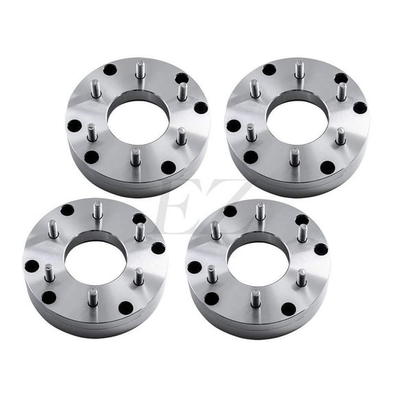 EZAccessory 4 Wheel Adapters 8x6.5 to 6x5.5 Fits Early Ford Chevy Dodge Hub & Mount 6 Lug Chevy Toyota Wheels