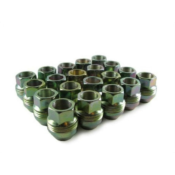 EZAccessory Lug Nuts M14x1.5 with External (Dual) Threads Compatible with Chevy GMC Wheels Set of 24