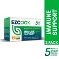 thumbnail image 1 of EZC Pak 5-Day Immune System Booster with Echinacea, Vitamin C and Zinc Supplements for Immune Support (Pack of 2), 1 of 6