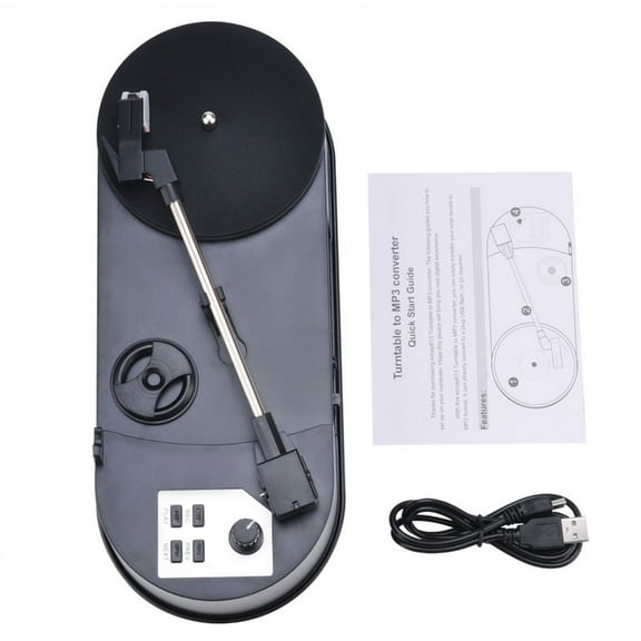 EZCAP613P Mini Record Player Converts Records To MP3 Format USB Connection