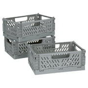 EZDO Small Collapsible Storage Crates 3 Pack