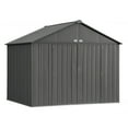 thumbnail image 1 of Ezee Shed Steel Storage 10 X 8 Ft. Galvanized Extra High Gable Charcoal, 1 of 14