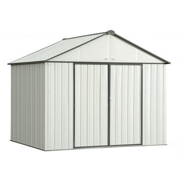 EZEE Shed Steel Storage 10 x 8 ft. Galvanized Extra High Gable
