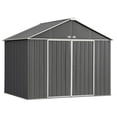 thumbnail image 1 of Ezee Shed Steel Storage 10 X 8 Ft. Galvanized Extra High Gable, 1 of 14