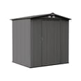 thumbnail image 1 of Ezee Shed Steel Storage 6 X 5 Ft. Galvanized Low Gable Charcoal, 1 of 13