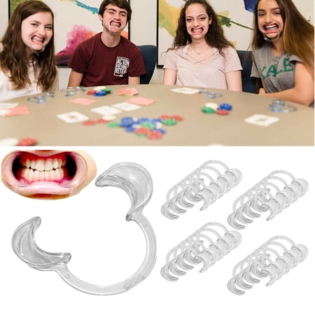 EZGO 20 Pcs Size Medium  C-Shape Teeth Whitening Cheek Retractor Mouth Opener Disposable Lip Cheek Retractor