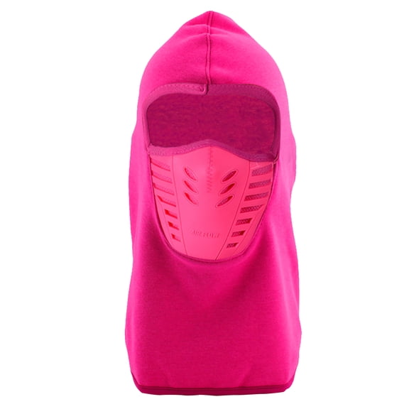 EZGO Balaclava Ski Full Face Mask Outdoor Winter Windproof Fleece Ski Bicycle Ninja Mask Rose