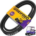 thumbnail image 1 of EZGO Clutch Drive Belt & Starter Generator Belt Kit for 1994-UP EZGO TXT Medalist 4 Cycle Gas Golf Cart, Golf Cart Drive Belt and Starter Belt  OEM# 72054G01 72024G01 72025G01 26414G01 630587, 1 of 7