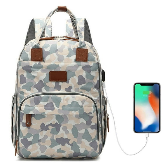 EZGO Diaper Bag Backpack with USB Charging Port Mummy Maternity Back Pack Nappy Changing Bags