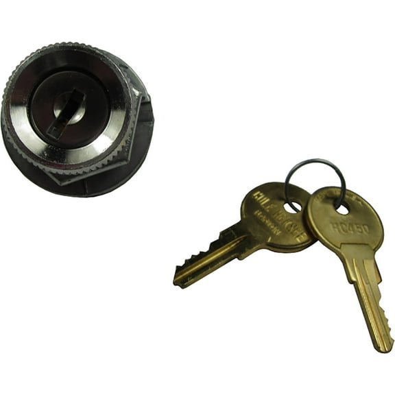 EZGO Gas Golf Cart - 12 Volt Ignition Key Switch (81+) 2 Terminal - Unique Key