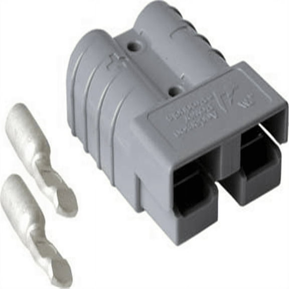 EZGO Gray SB50 With 10-12g Contacts CHARGER SIDE Charger Plug Receptacle 83-9...
