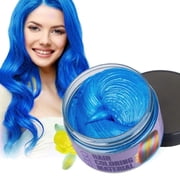 EZGO Hair Color Wax Temporary Hair Coloring Styling Cream Mud Dye- Blue