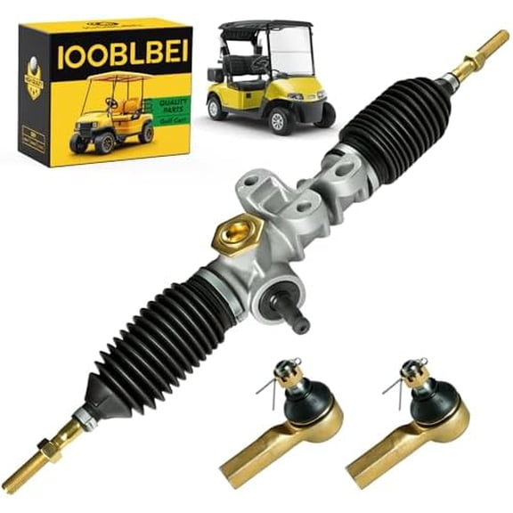 EZGO RXV Golf Cart Steering Gear Box Assembly Steering Rack fits EZGO RXV Gas & Electric Golf Carts Parts Years 2008-Up, Replace OEM# 601500, 618329$$Sport & Recreation Other