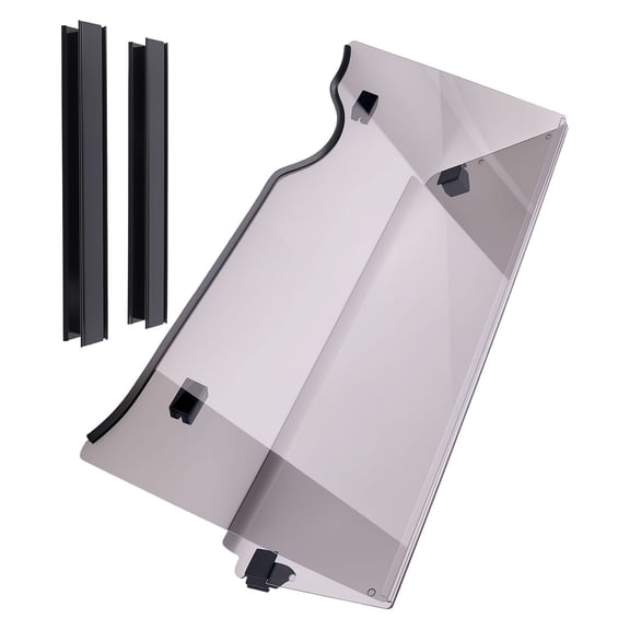 EZGO RXV Golf Cart Windshield  Smoke Tinted Polycarbonate, 2008-Up  31.5" x 37.8"  OEM Fit  Windscreen Protection  Authority ID: MXR02FXSY