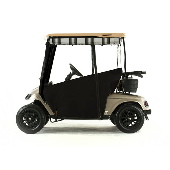 EZGO TXT Golf Cart PRO-TOURING Sunbrella Track Enclosure - Black