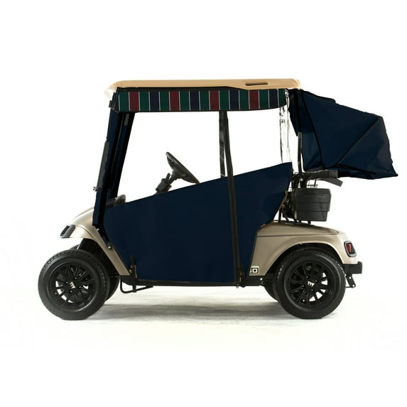 EZGO TXT Golf Cart PRO-TOURING Sunbrella Track Enclosure - Navy
