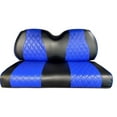 thumbnail image 1 of EZGO TXT/RXV & Club Car DS Front & Rear Seat Covers | Diamond Stitching |ROYAL BLUE|, 1 of 1