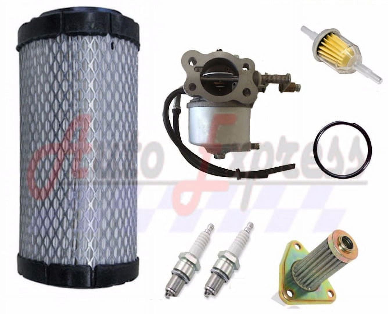 EZGO TXT ST350 Gas Golf Cart Tune Up Kit 96up Carburetor Filters Spark