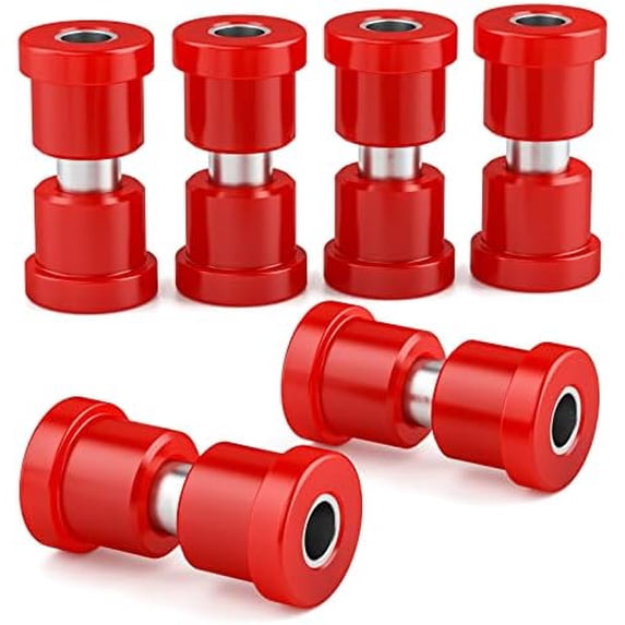 EZGO TXT Spring Bushing Kit, Golf Cart Leaf Spring Shackles Polyurethane Bushing Sleeve for 1994-Up EZGO TXT/Medalist and 1981-Up DS, Parts OE 70289-G02 70291G-01 1015583 1012303