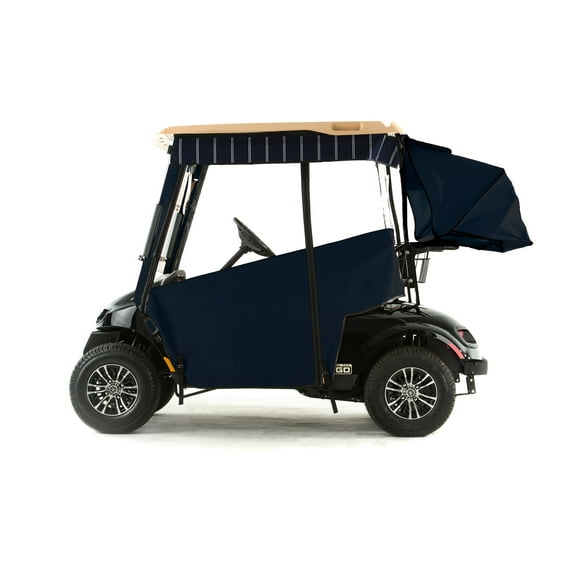 EZGO TXT48 Golf Cart PRO-TOURING Sunbrella Track Enclosure - Navy