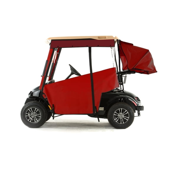 EZGO TXT48 Golf Cart PRO-TOURING Sunbrella Track Enclosure - Red