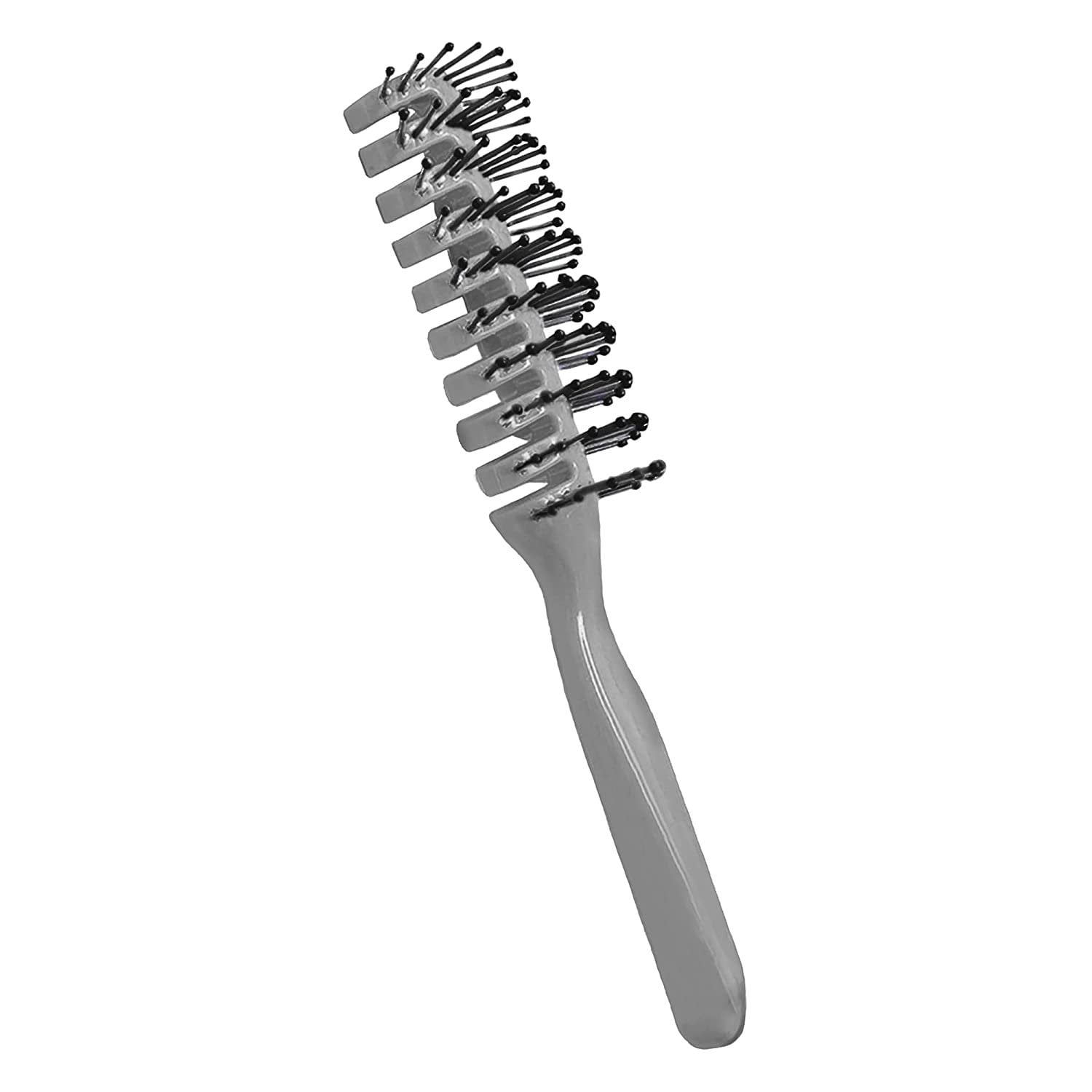 Dropship Gray Vent Hairbrush 8'; Hard Bristle Brush For Hair Pack
