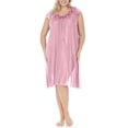 thumbnail image 1 of EZI Nightgowns for Women - Soft & Breathable Satin Night Gowns for Adult Women - Medium to Plus Size Womens Sleep Shirts - Knee-Length Nightgown, 1 of 7