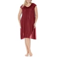 thumbnail image 1 of EZI Nightgowns for Women - Soft & Breathable Satin Night Gowns for Adult Women - Medium to Plus Size Womens Sleep Shirts - Knee-Length Nightgown, 1 of 7