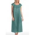 thumbnail image 1 of EZI Nightgowns for Women - Soft & Breathable Satin Night Gowns for Adult Women - Medium to Plus Size Womens Sleep Shirts - Long Mid-Length Nightgown, 1 of 6