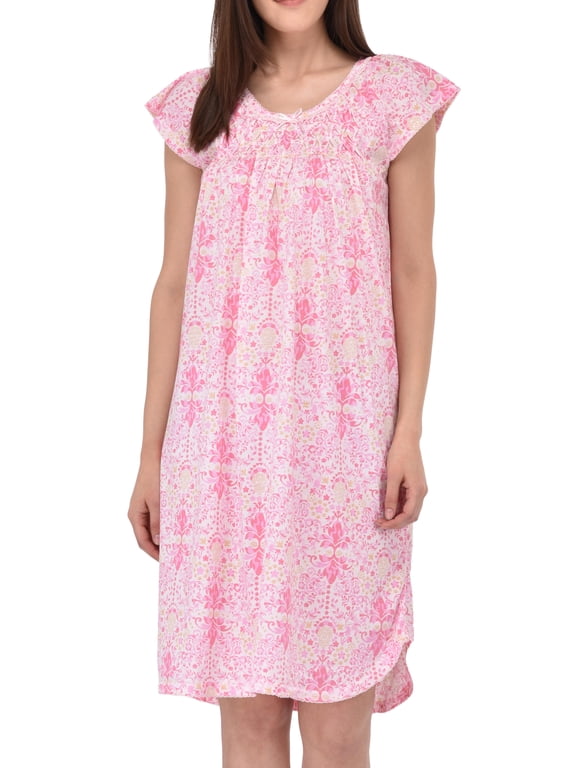 Women's Cotton-rich Short Sleeve Nightgown