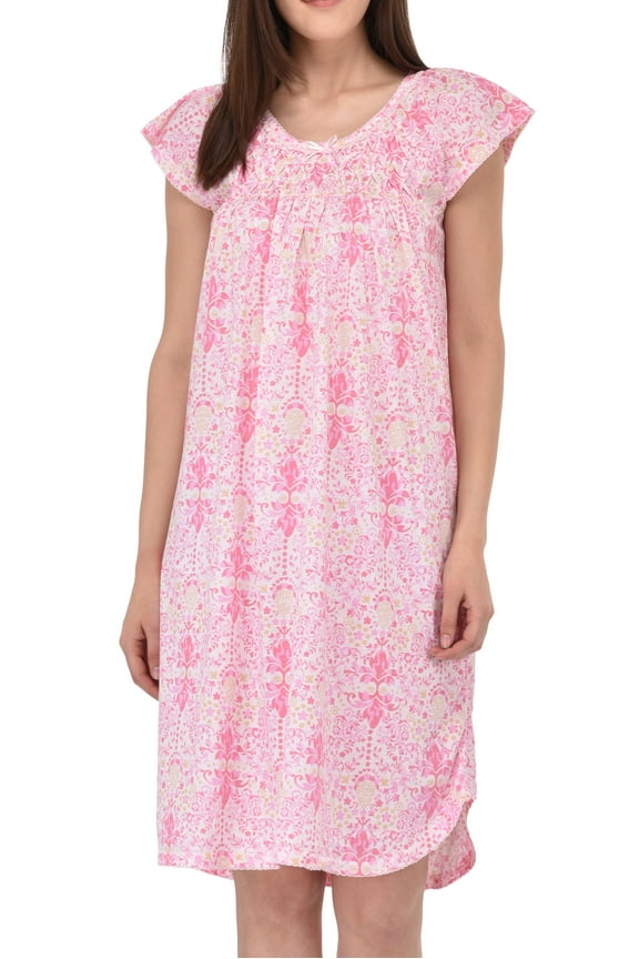 Women's Cotton-rich Short Sleeve Nightgown