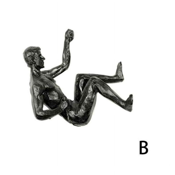 EZLIFE Wall Decor Climbing Home Decorations Art Sculpture Hanging Statue Resin ξν ~м △: Z1P1