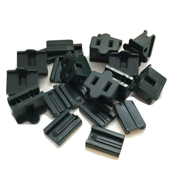 EZLS 10 Pack Green Female Inline SPT-2 Zip Plug, Vampire Plug, Gilbert Plug