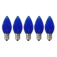 thumbnail image 1 of EZLS Blue Faceted C7 LED Replacement Bulbs, 5 Pack, 1 of 1