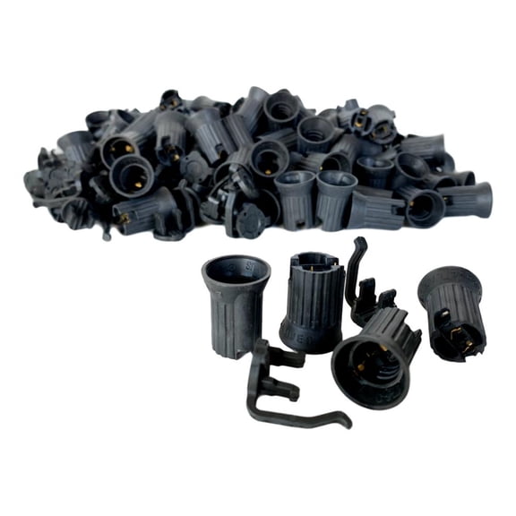 EZLS C7 Black SPT-1 Replacement Sockets 25 Count