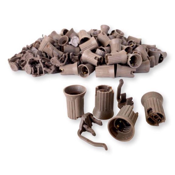EZLS C7 Brown SPT-1 Replacement Sockets 100 Count