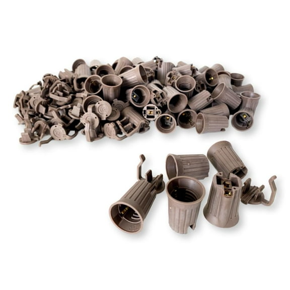 EZLS C9 Brown SPT-1 Replacement Sockets 25 Count
