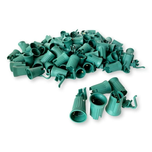 EZLS C9 Green SPT-1 Replacement Sockets 25 Count