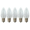 thumbnail image 1 of EZLS Cool White Faceted C9 LED Replacement Christmas Bulbs, 5 Pack, 1 of 1