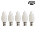 thumbnail image 1 of EZLS Pure White Opaque C9 SMD LED Replacement Bulb, 5 Pack, 1 of 1