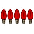 thumbnail image 1 of EZLS Red LED Replacement Bulbs, Colored Filament, Shatterproof Lens, 5 Pack, 1 of 1