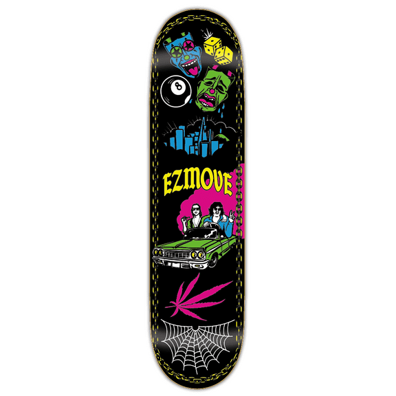 EZMOVE 7-Ply Homies Graphic Skateboard Deck 8.25"