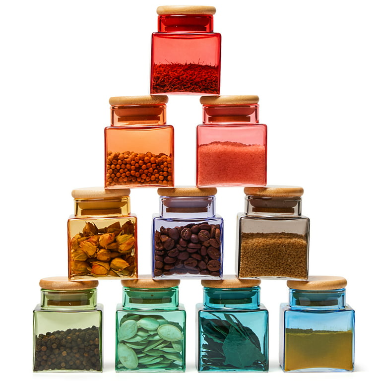 https://i5.walmartimages.com/seo/EZOWare-10-Bottles-Colorful-Glass-Jar-Set-Mini-Square-Air-Tight-Spice-Storage-Canister-Decorative-Containers-Natural-Bamboo-Lid-Kitchen-Bathroom-Home_45f2990e-7258-40d1-948f-a36ecd859648.0828b683a2f8cdacc65568d701da3471.jpeg?odnHeight=768&odnWidth=768&odnBg=FFFFFF